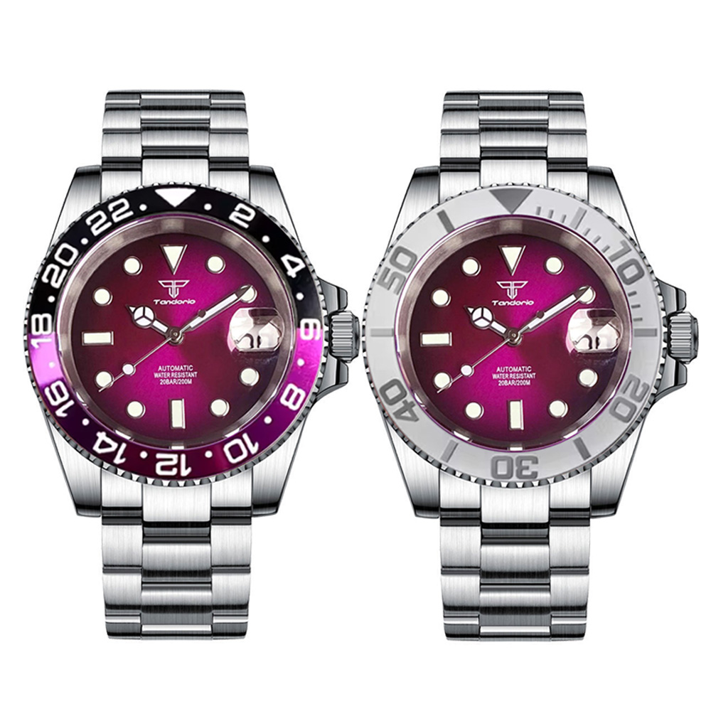 Titanium Sport Watch - 200M Diving Tandorio 40mm Japanese NH35