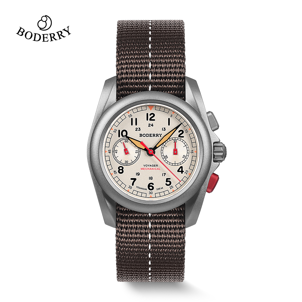 Titanium Sport Watch - BODERRY Men's Field Watches Titanium Mechanical