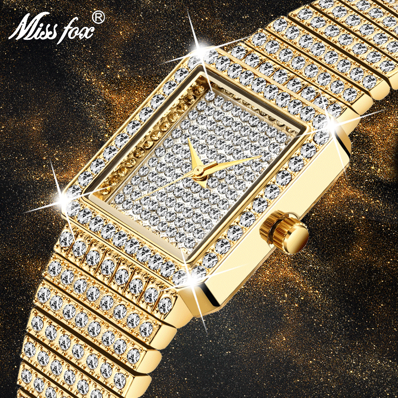 Luxury Watch Brand For Women - MISSFOX Diamond Watch For Women Luxury