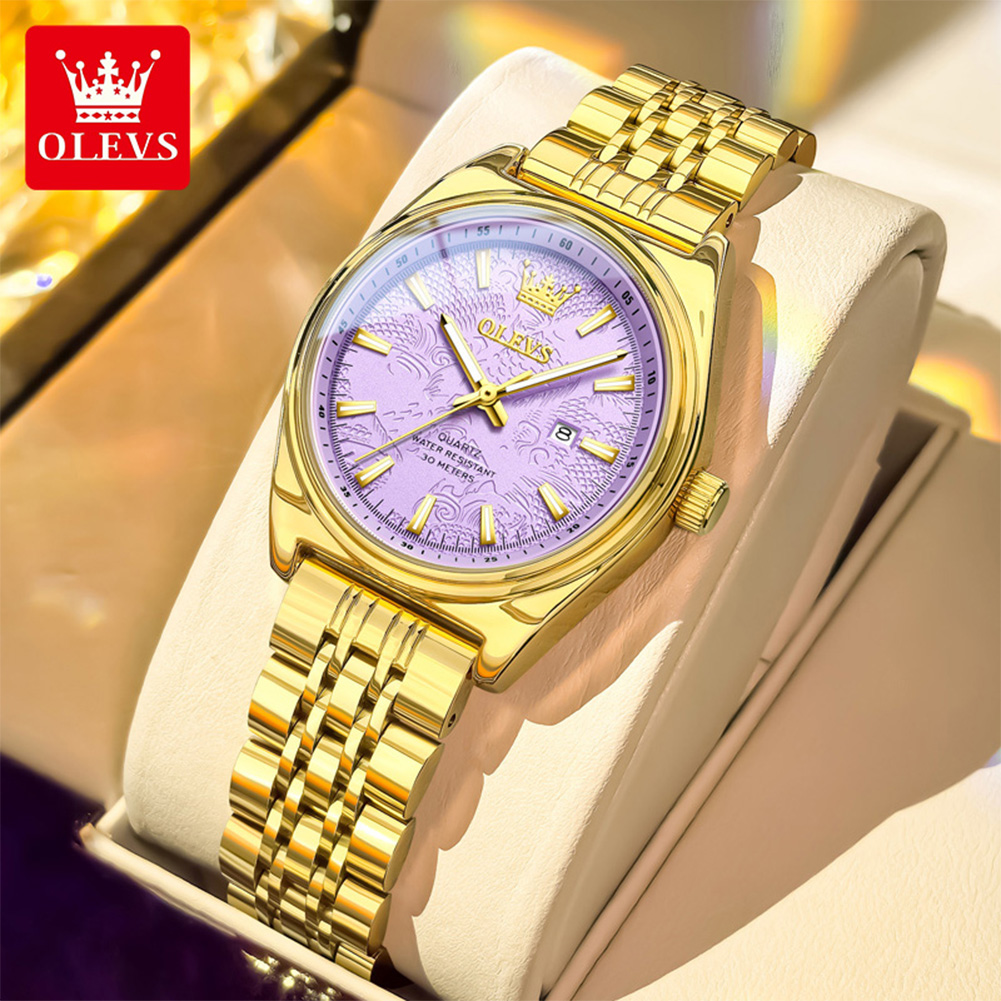 Luxury Watch Brand For Women - OLEVS Brand Luxury Gold Watch For
