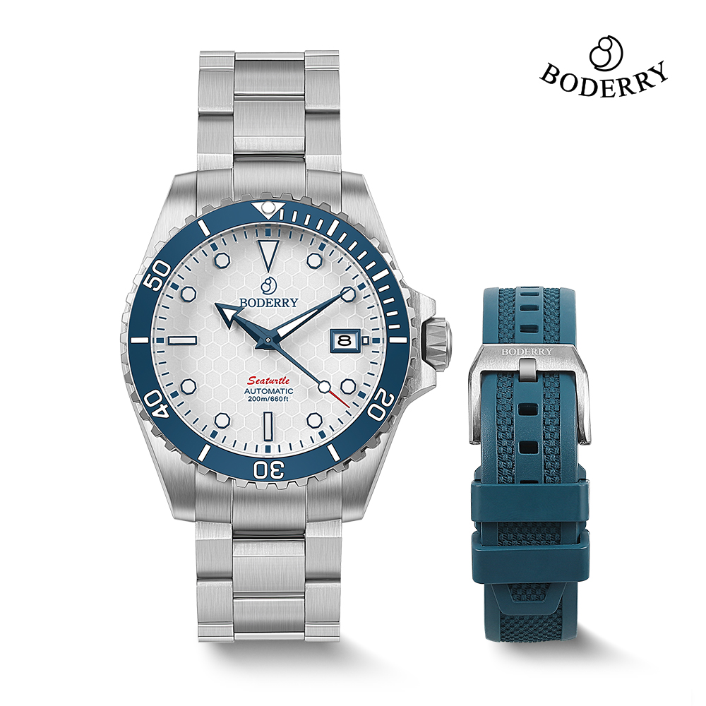 Titanium Sport Watch - Boderry Titanium Diver Watch Automatic Mechanical