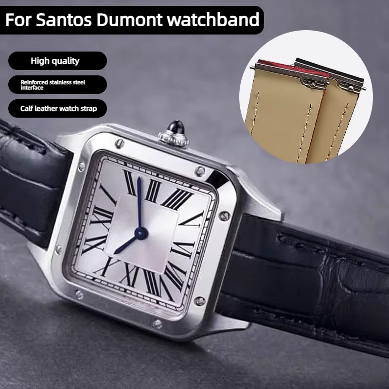 Luxury Watch Cartier - 15.5mm 17.5mm For Cartier Santos Dumont