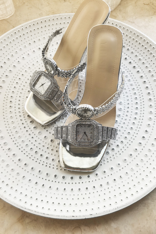 Luxury Watch For Women - Original design Crystal watch high heels