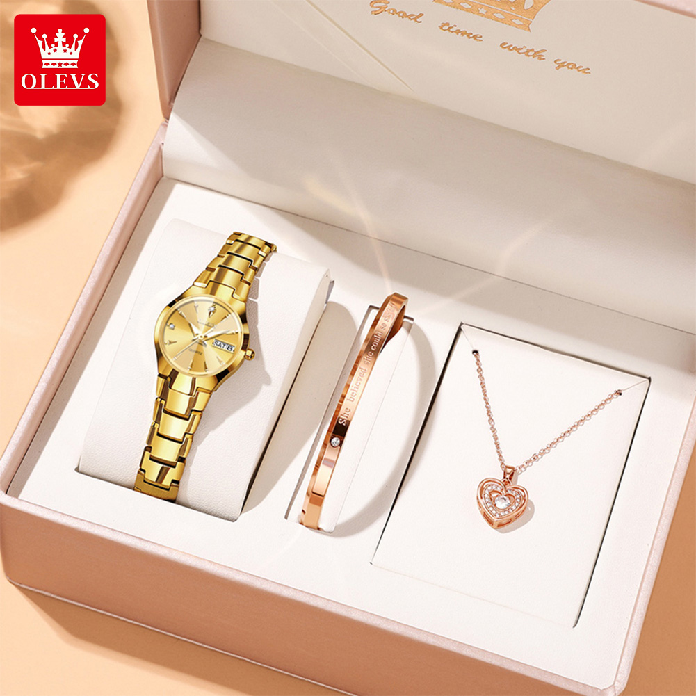Ladies Luxury Watch - OLEVS Ladies Watch 8697 Luxury Elegant