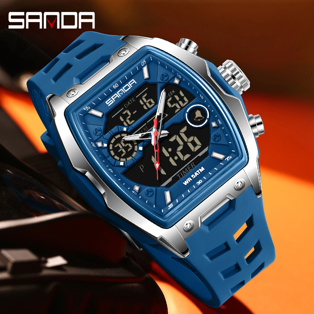 Minute Repeater Watch - Sanda 6235 Top Brand Men Electronic