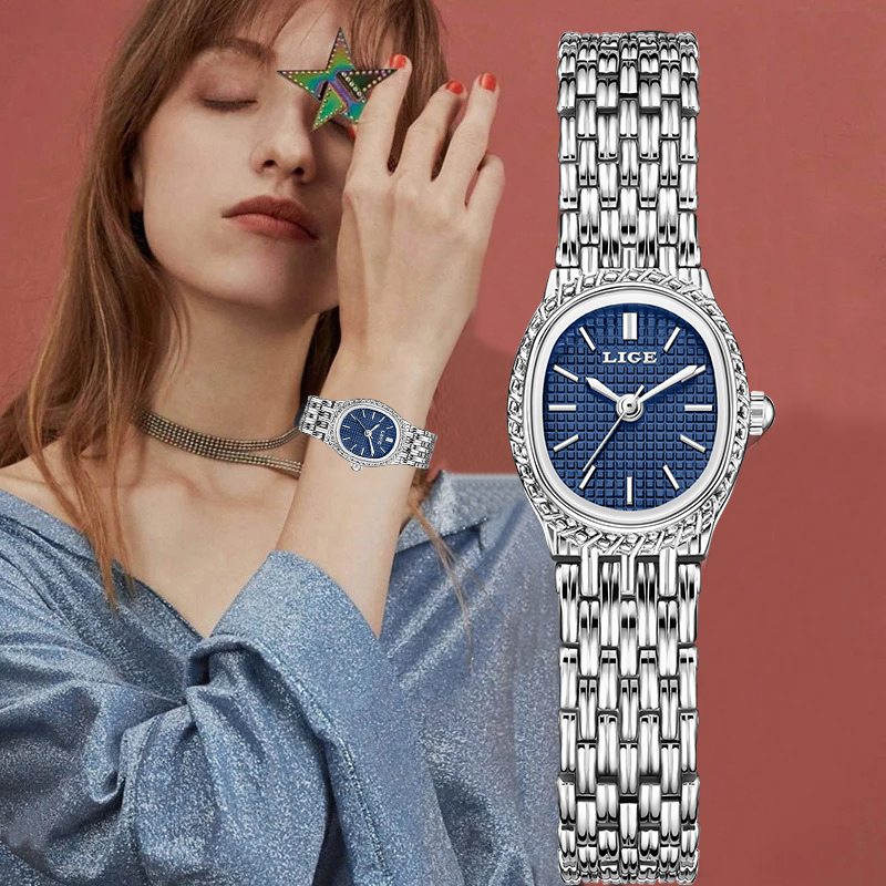 Ladies Luxury Watch - LIGE Fashion Luxury Quartz Woman Watch