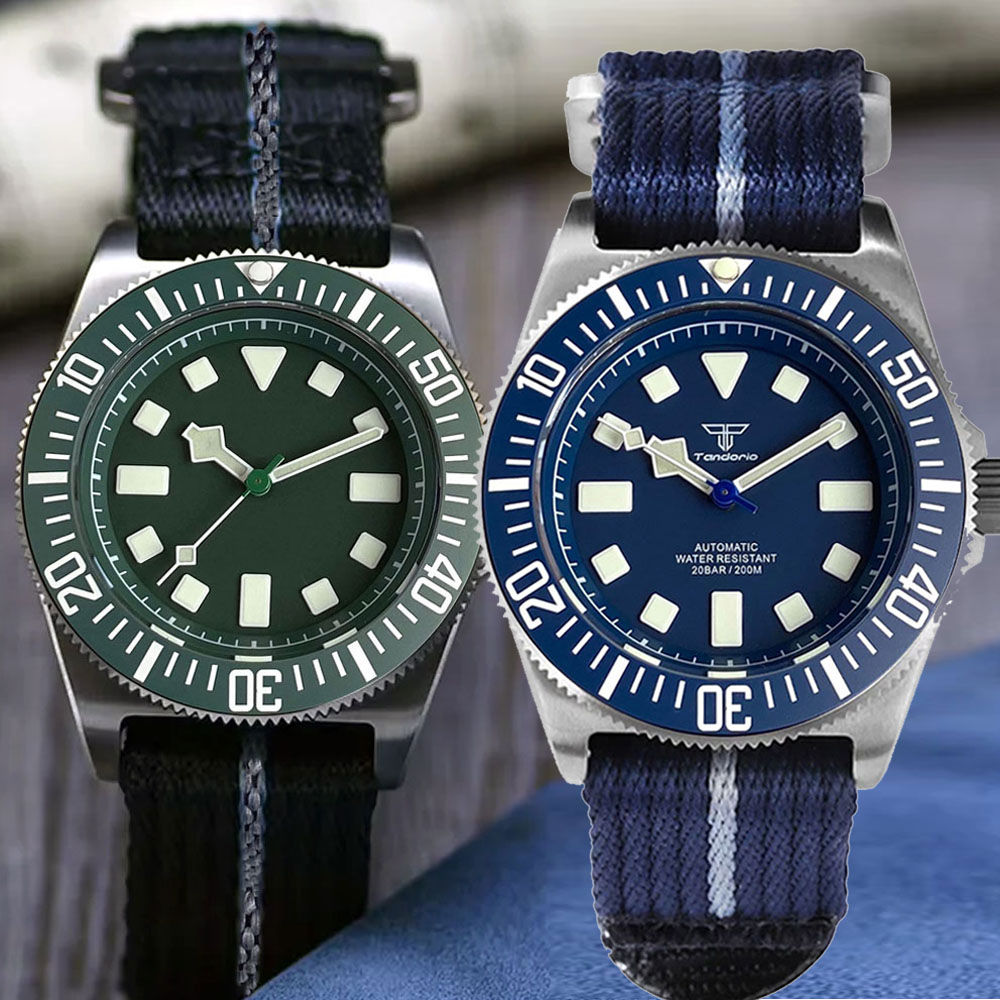 Titanium Sport Watch - Titanium Case Tandorio 42mm Retro FXD