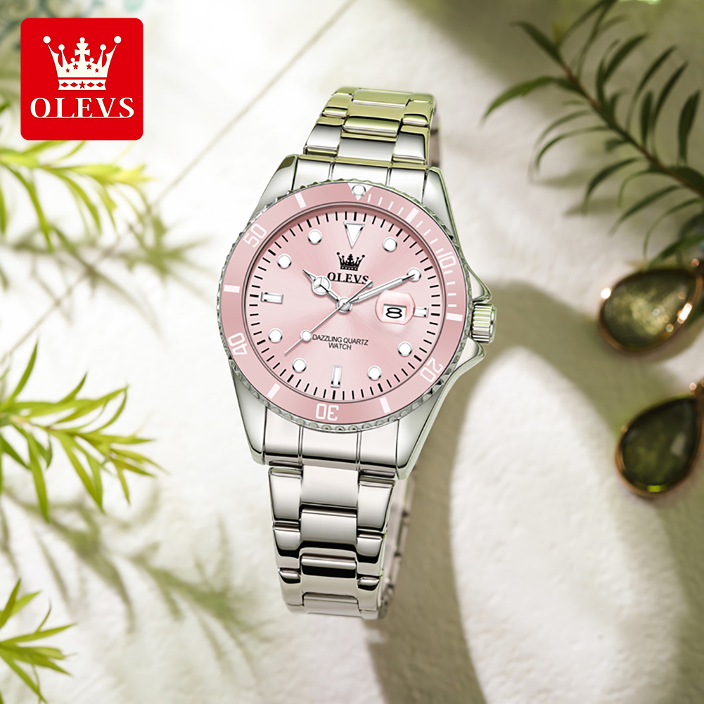 Luxury Watch Brand For Women - OLEVS Luxury Quartz Women's Watches Steel