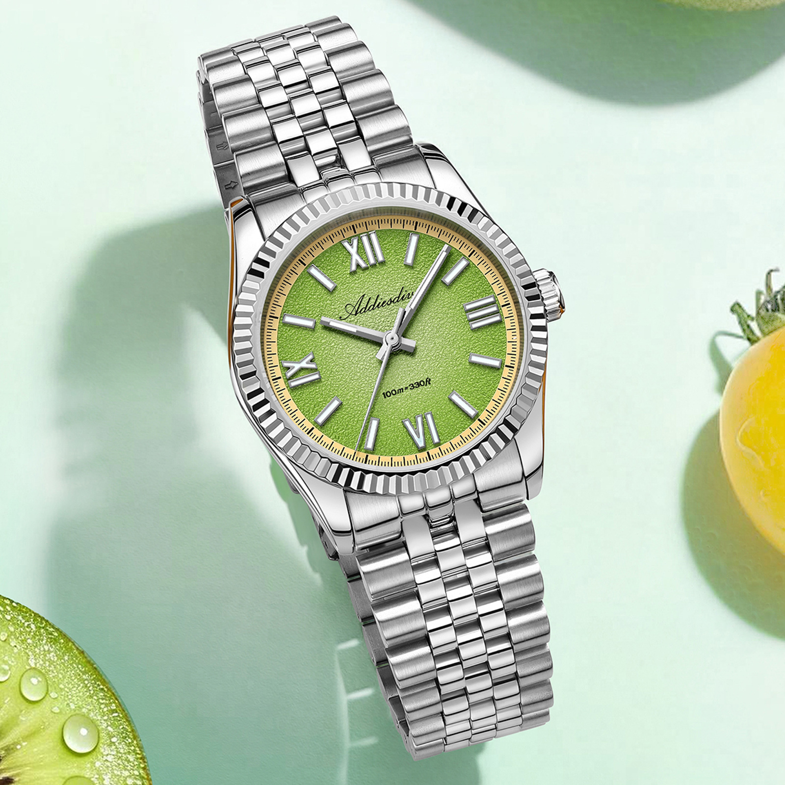 Luxury Watch For Women - ADDIESDIVE Hight Quality Sapphire Glass 10Bar
