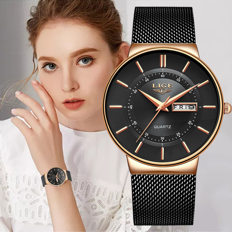 Luxury Watch Brand For Women - LIGE Women Watches Luxury Brand Ultra-thin