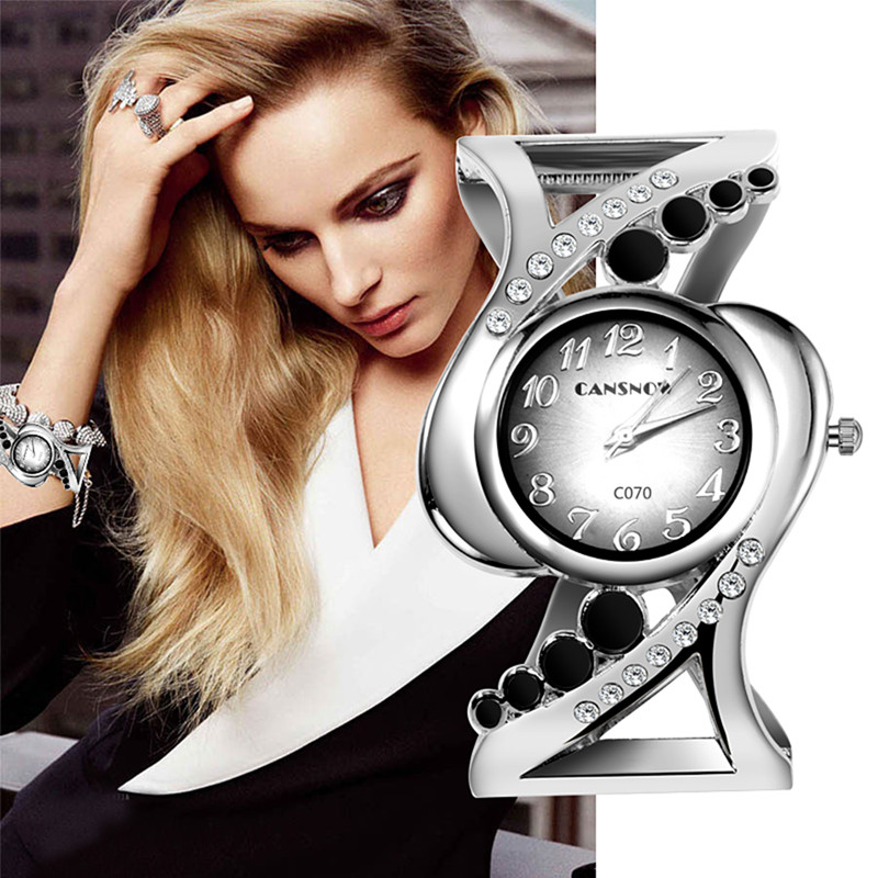 Lux Watch - Women Bangle Wristwatch Crystal Luxury Ladies