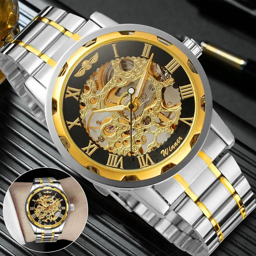 Luxury Watch Nice - Men's Stainless Steel Strap Roman Number