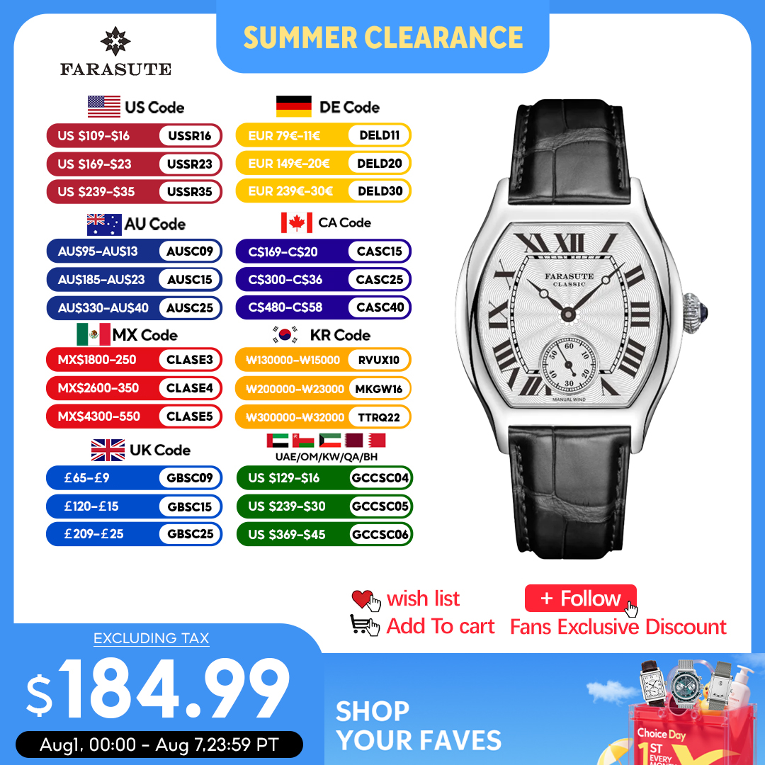 Minute Repeater Watch - FARASUTE 36mm Retro Hangzhou Customized Manual