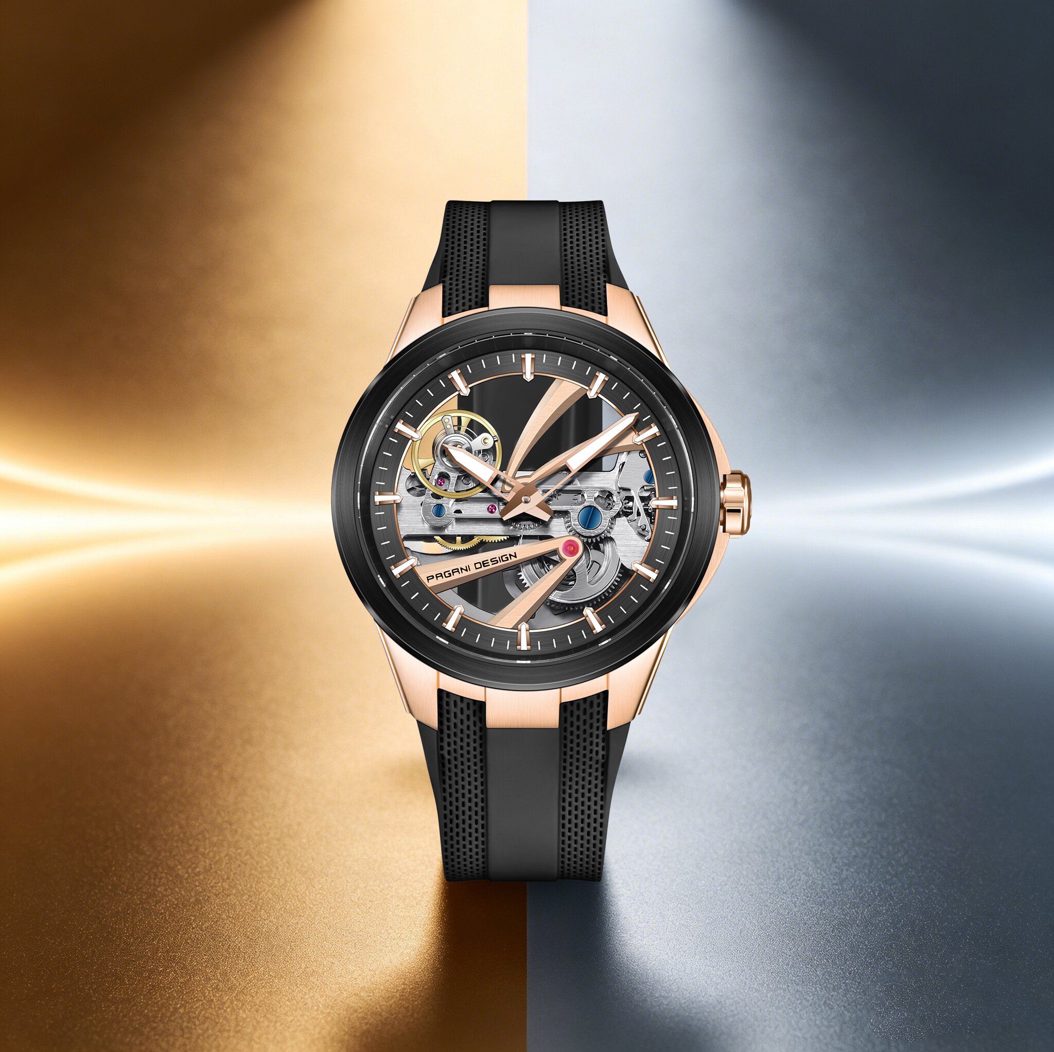 PAGANI DESIGN Extraordinary De - Luxury Watch Gold And Black recension och pris
