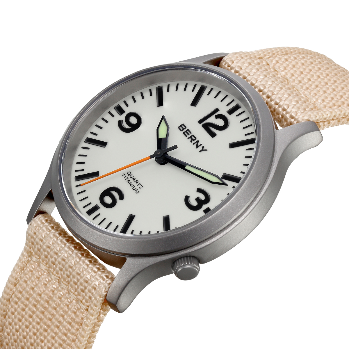 BERNY Titanium Watches for Men - Titanium Sport Watch recension och pris
