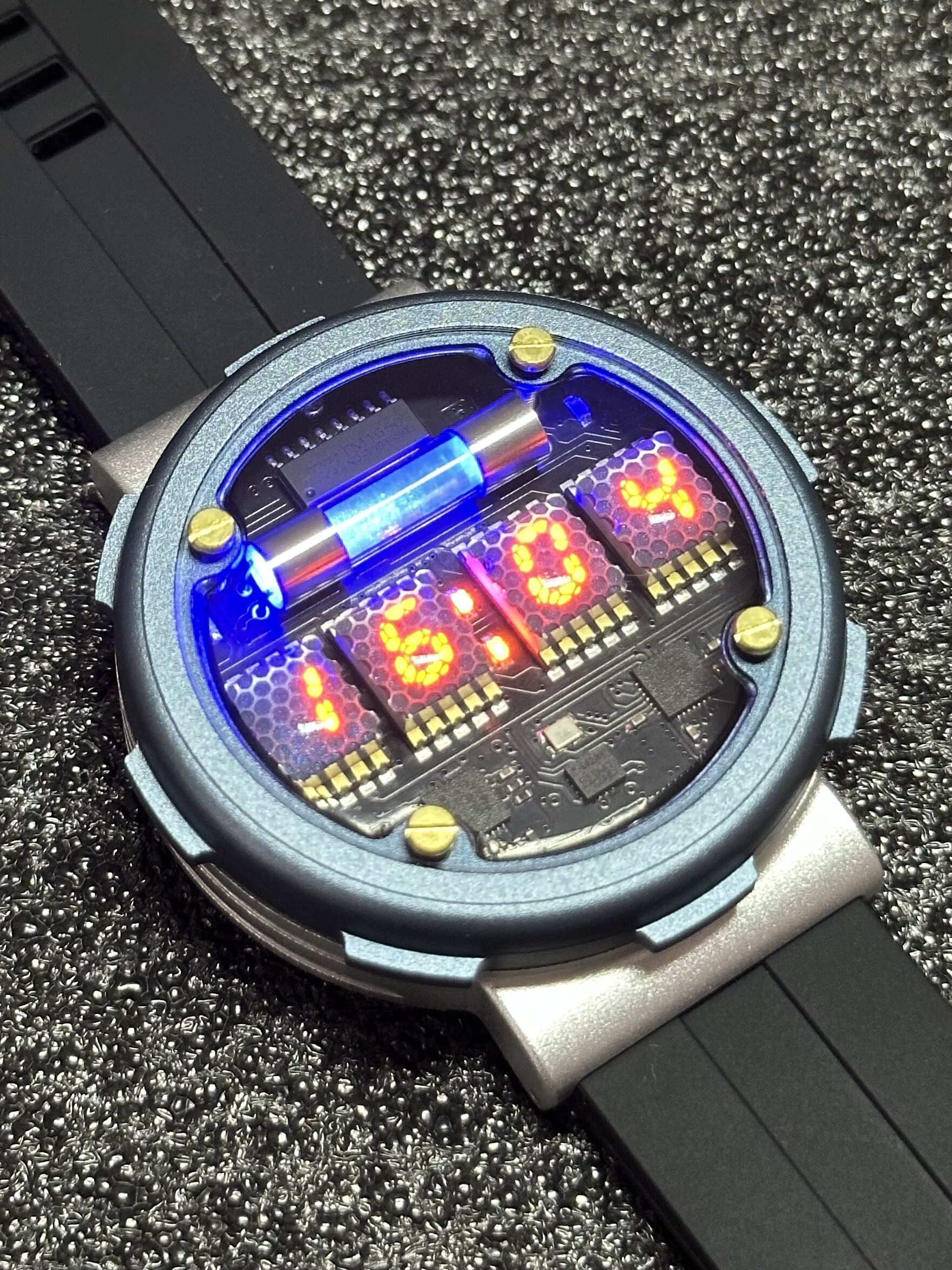 Retro Cyberpunk Nixie Tube Wat - Luxury Watch Nice recension och pris