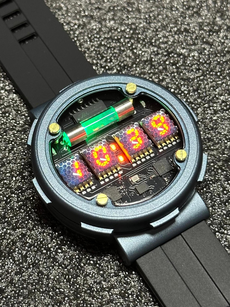 Retro Cyberpunk Nixie Tube Wat - Luxury Watch Nice recension och pris