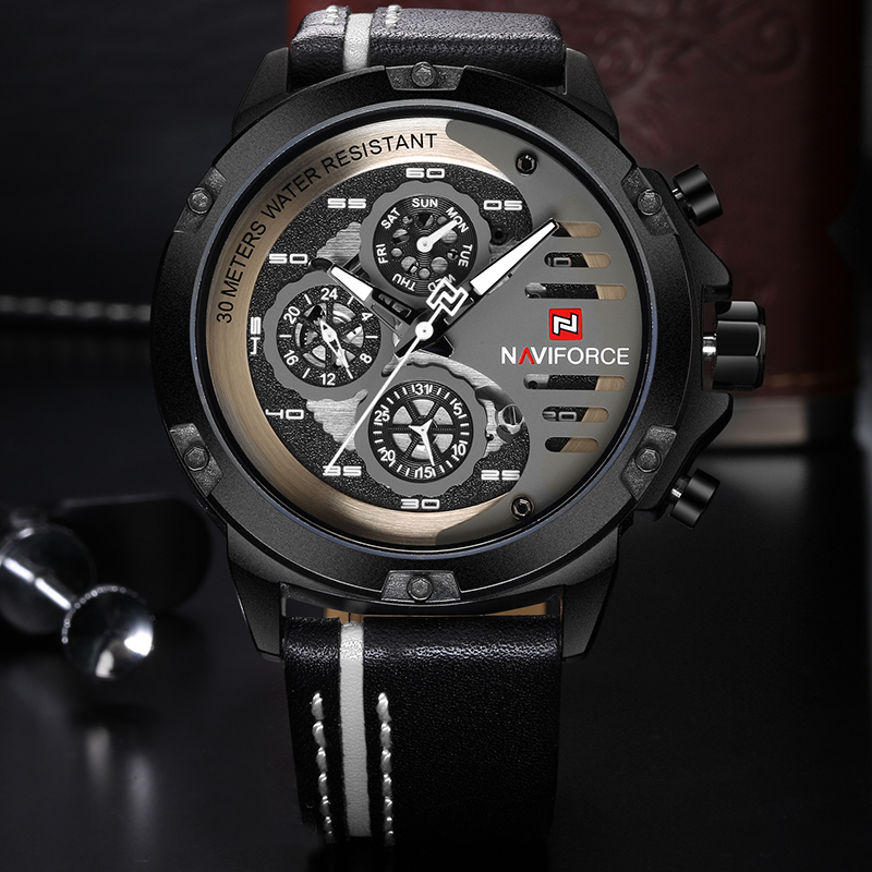 New NAVIFORCE Men's Creative S - Field Watch Military recension och pris