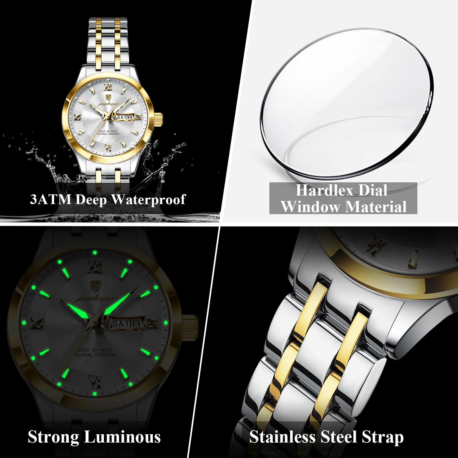POEDAGAR Fashion Women Watch L - Lux Watch recension och pris