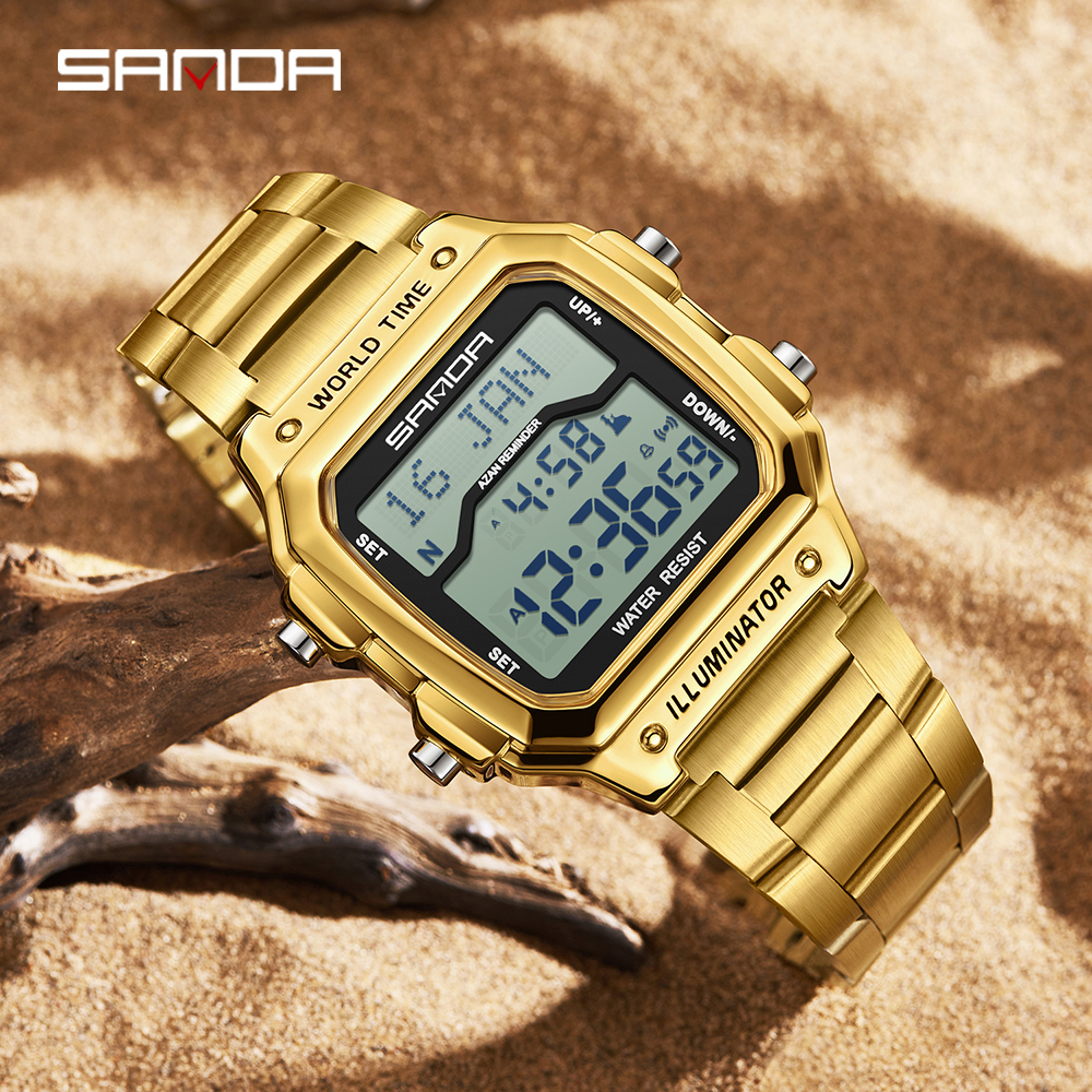 SANDA Luxury Men's Electronic  - Minute Repeater Watch recension och pris