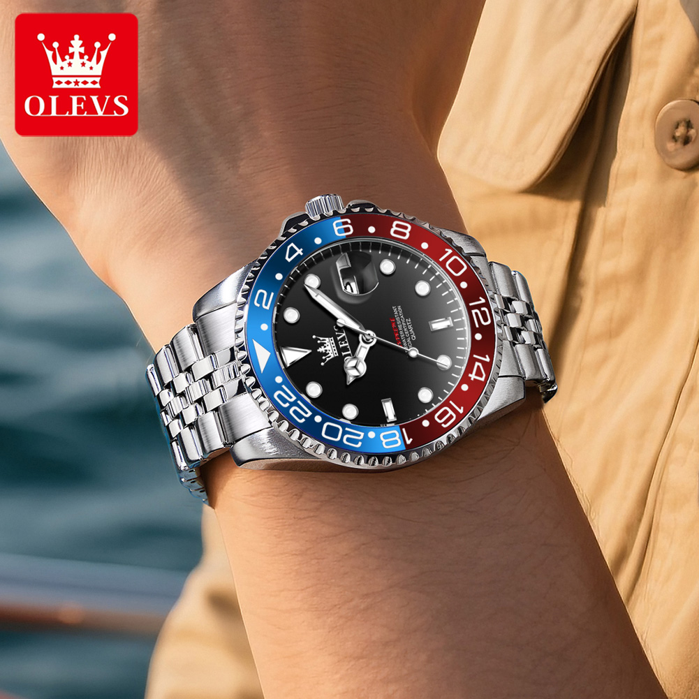 OLEVS 5657 Original Brand Men' - Luxury Watch Business recension och pris