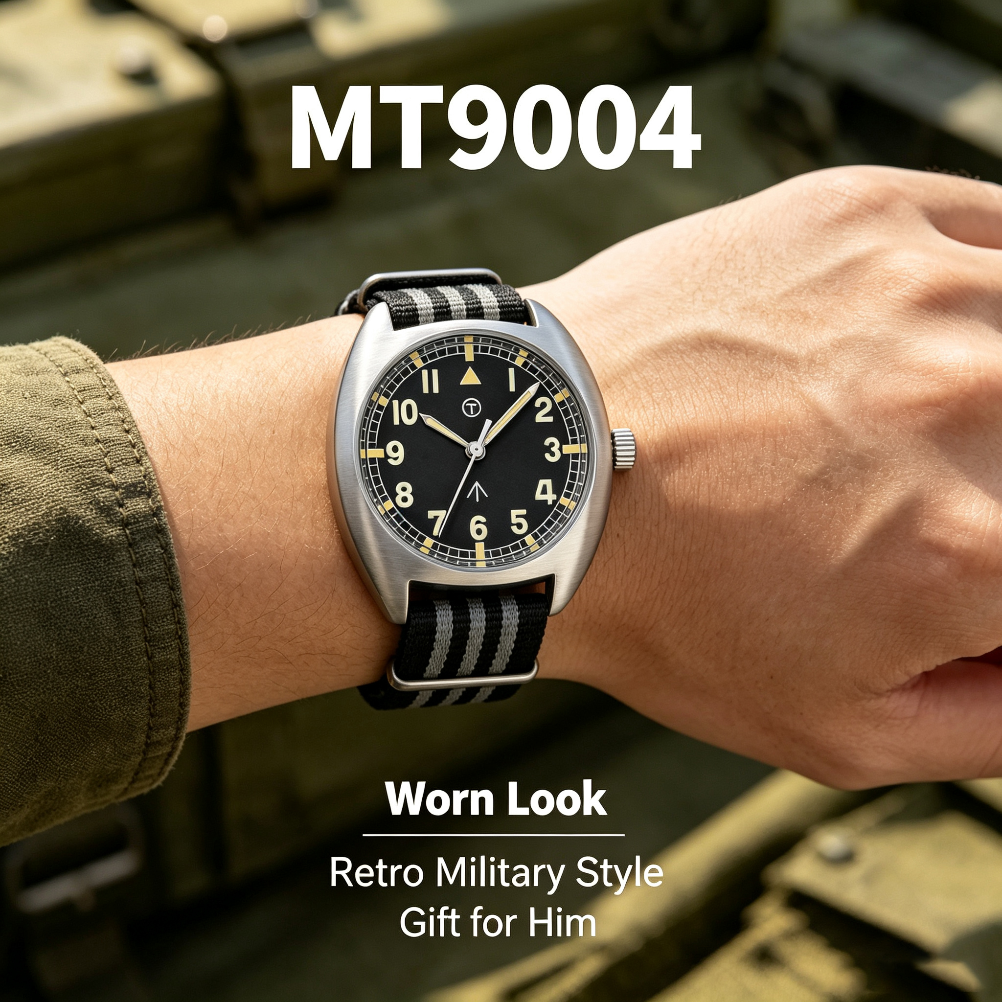 MILITREK MT9004 Vintage Milita - Field Watch Military recension och pris