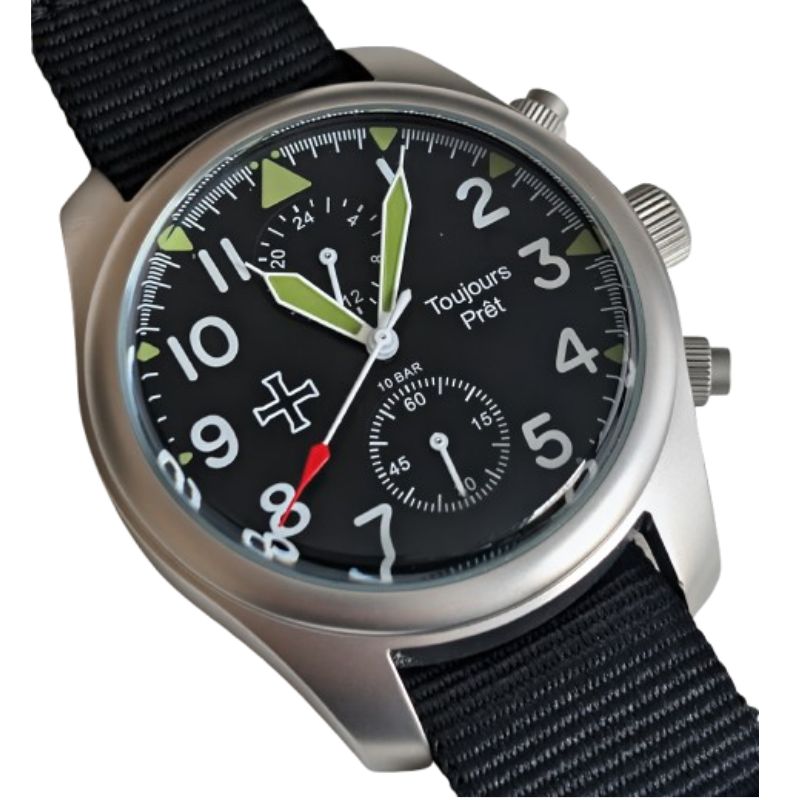 Toujours Pret Dual Time GMT Qu - Field Watch Military recension och pris