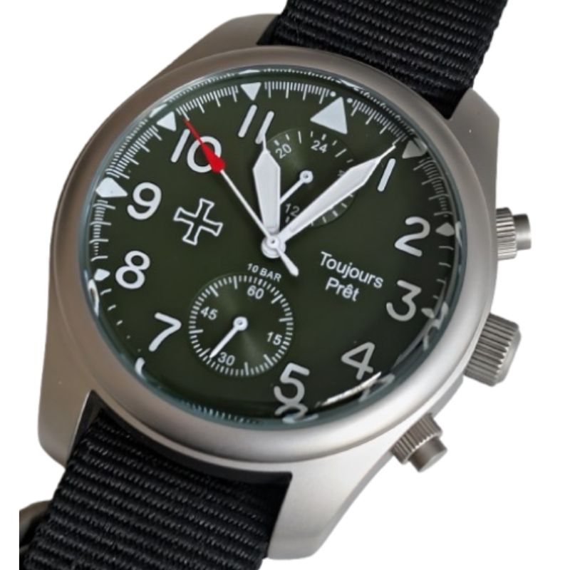 Toujours Pret Dual Time GMT Qu - Field Watch Military recension och pris