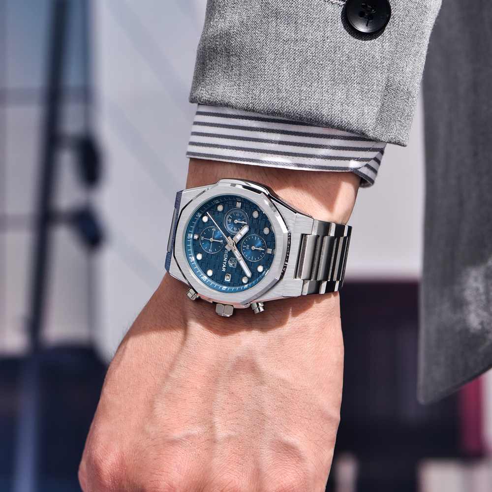2025 New BENYAR Men's Watches  - Luxury Watch Business recension och pris