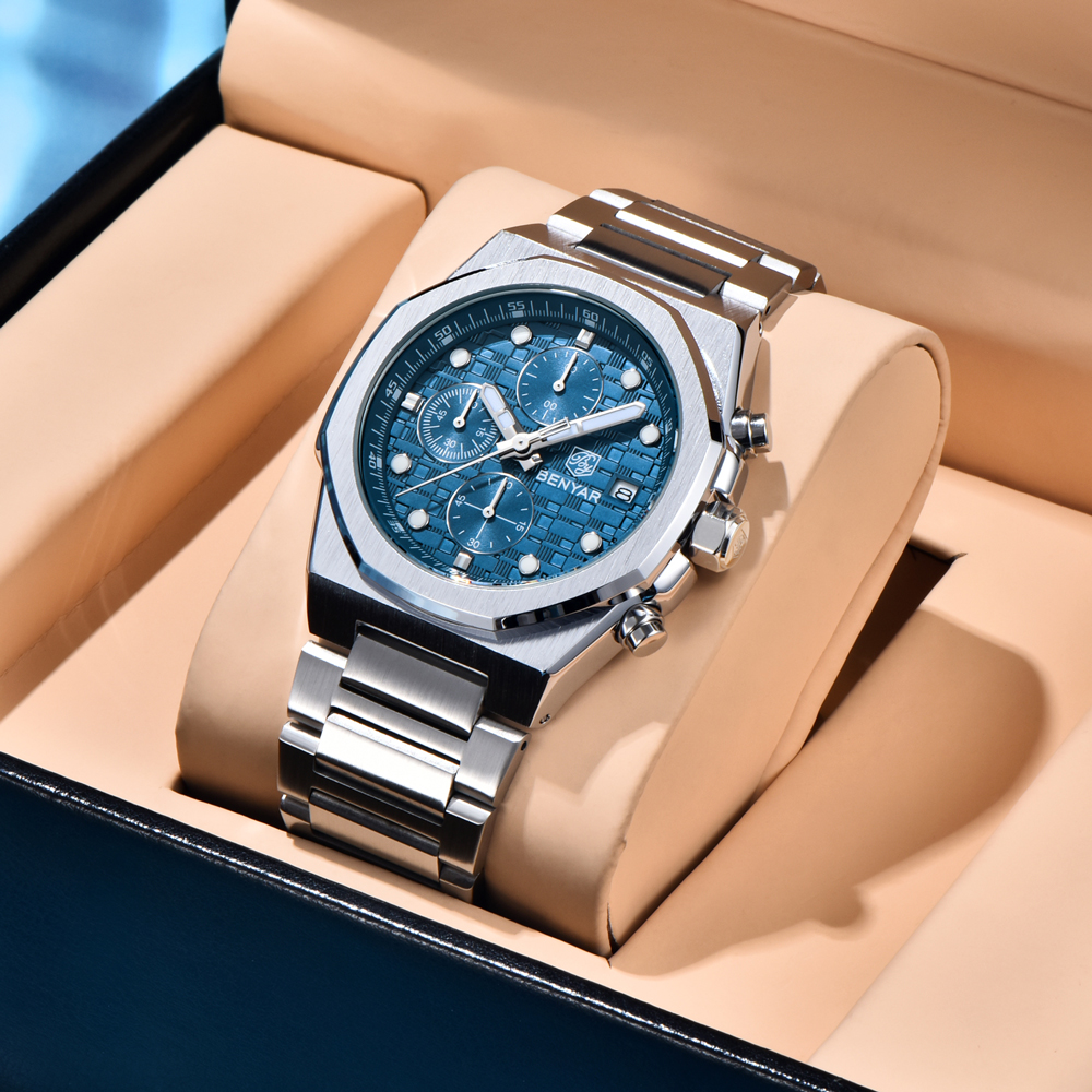 2025 New BENYAR Men's Watches  - Luxury Watch Business recension och pris