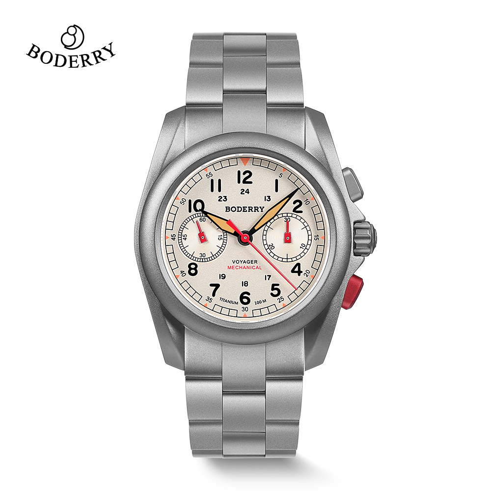 BODERRY Men's Field Watches Ti - Titanium Sport Watch recension och pris