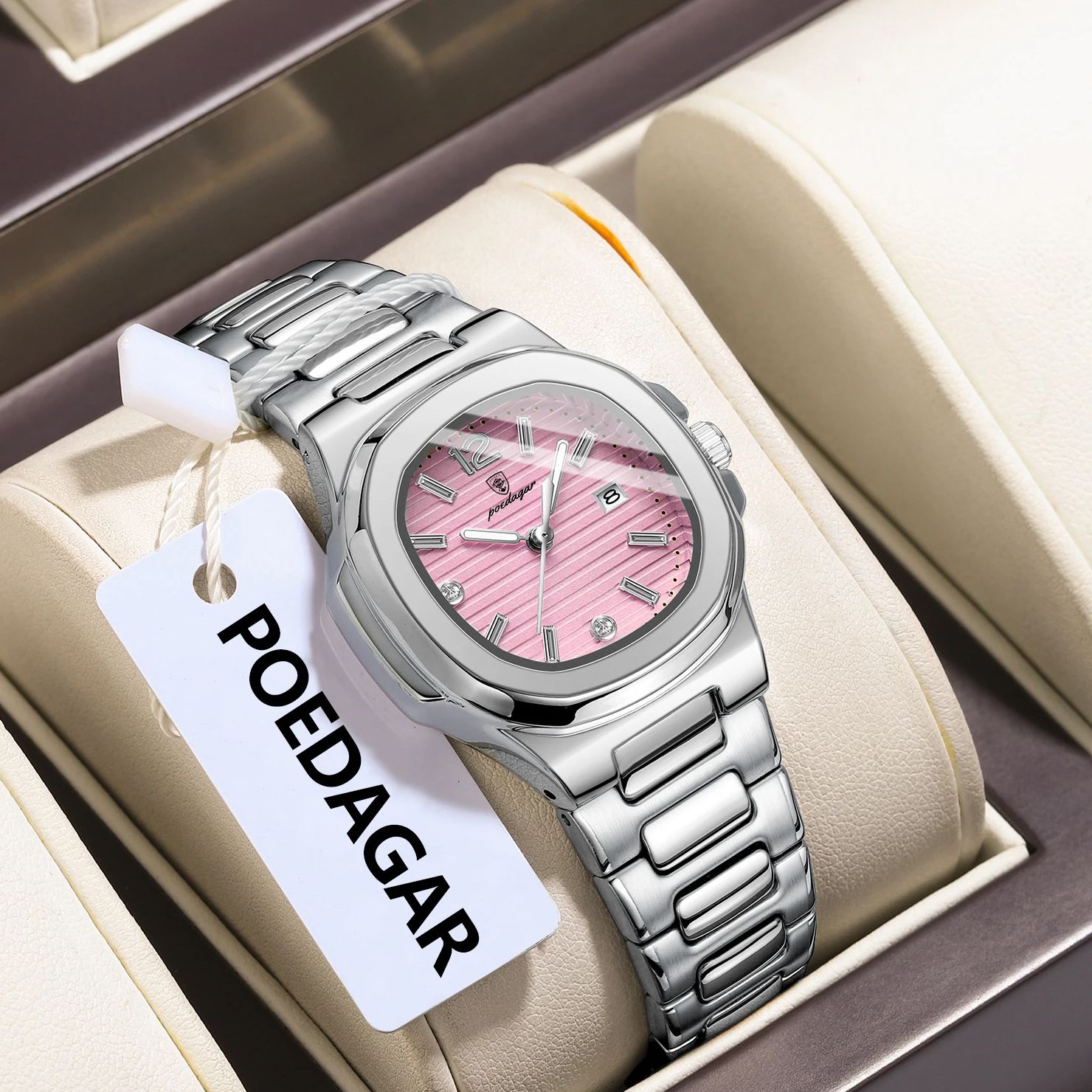 POEDAGAR Square Fashion Woman  - Lux Watch recension och pris