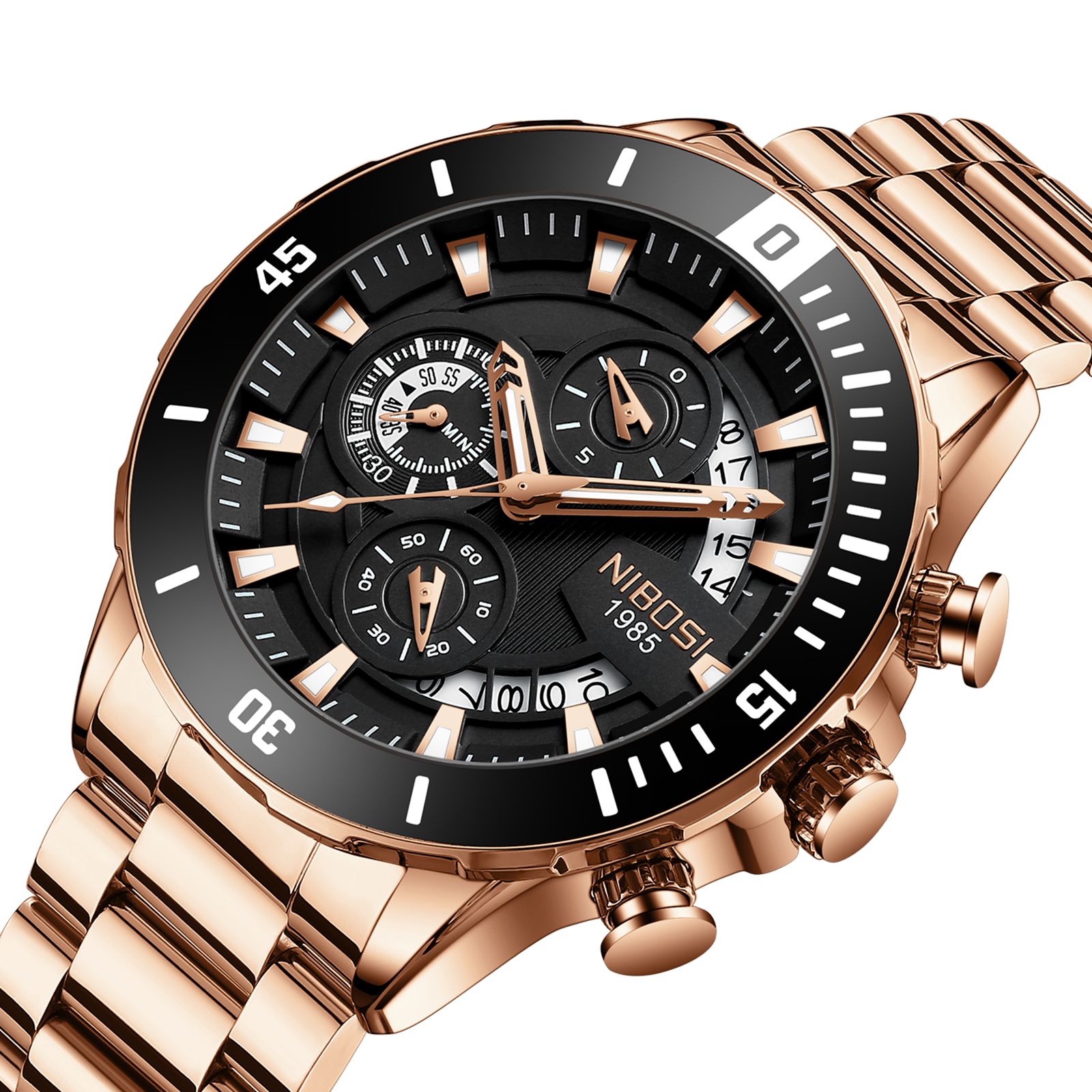 NIBOSI New Men's Watches Top B - Luxury Watch For Men recension och pris
