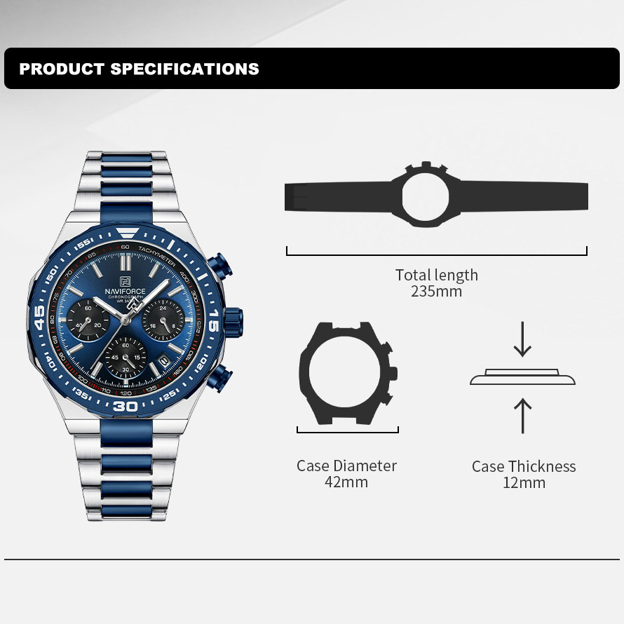 NAVIFORCE Fashion Watch For Me - Field Watch Military recension och pris