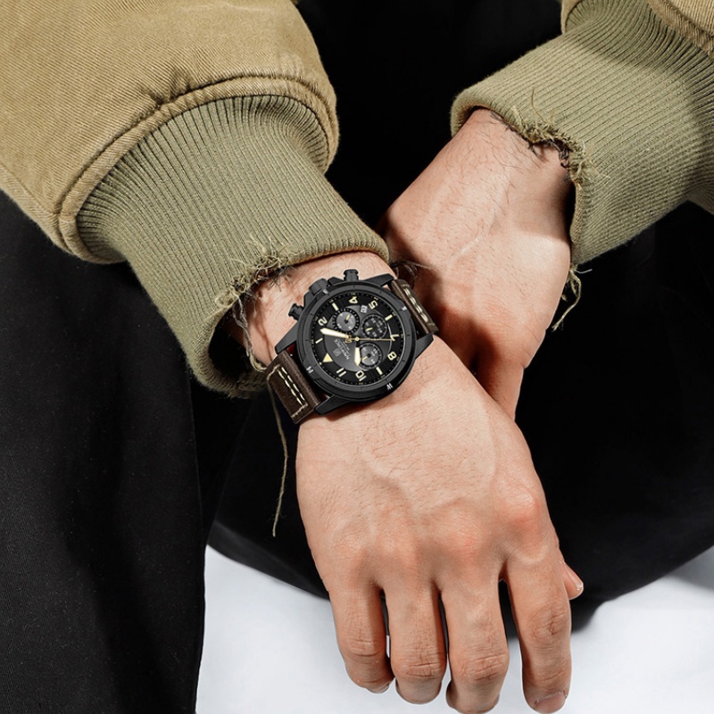 NAVIFORCE Man's Watch Quartz C - Field Watch Military recension och pris