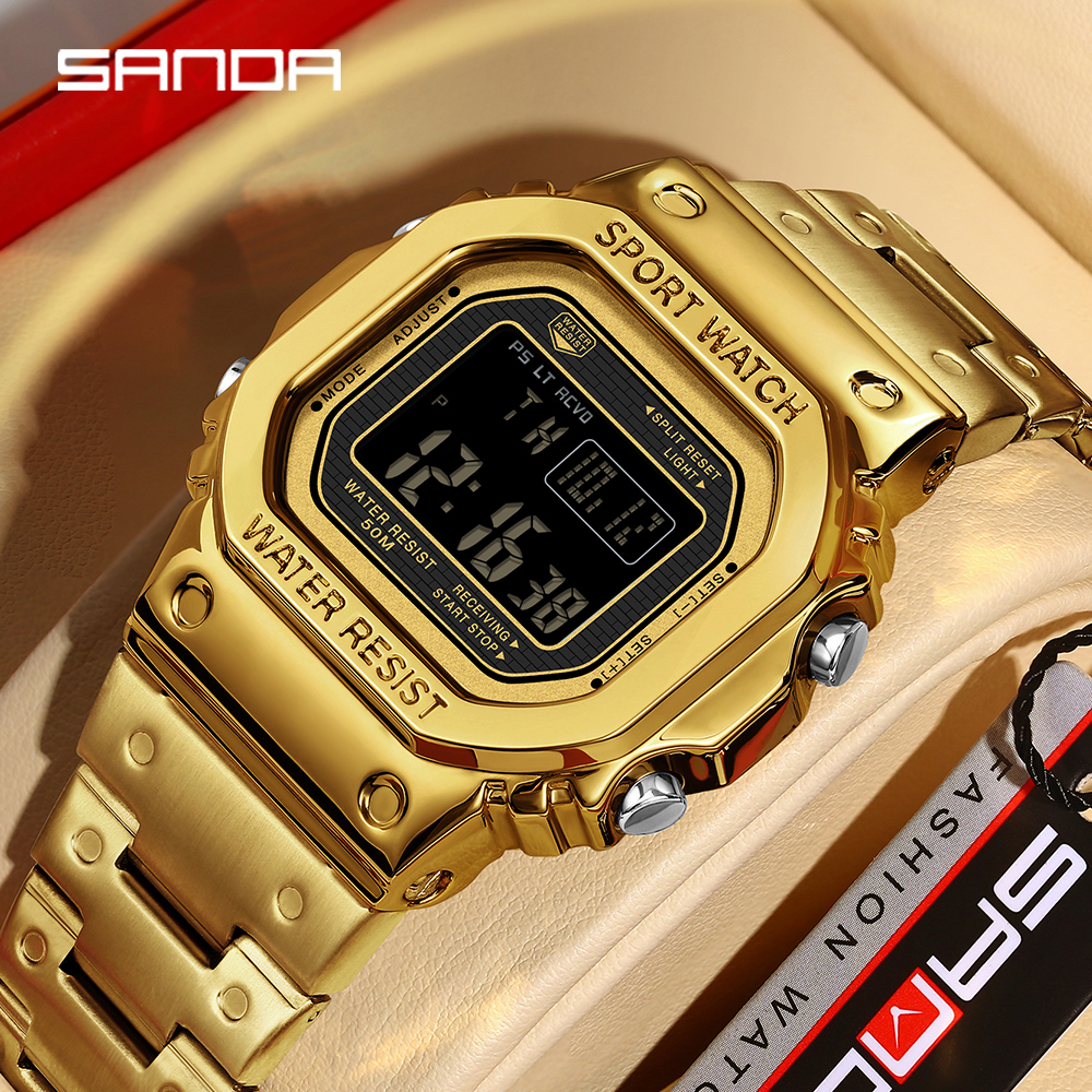 SANDA 2162 Men's Electronic Di - Minute Repeater Watch recension och pris