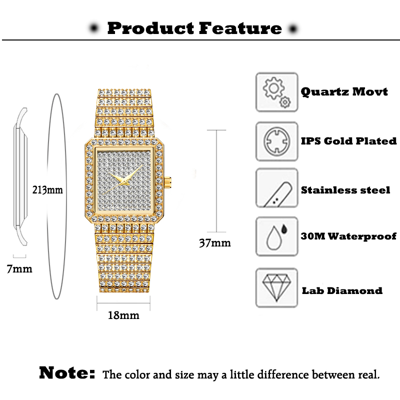 MISSFOX Diamond Watch For Wome - Luxury Watch Brand For Women recension och pris