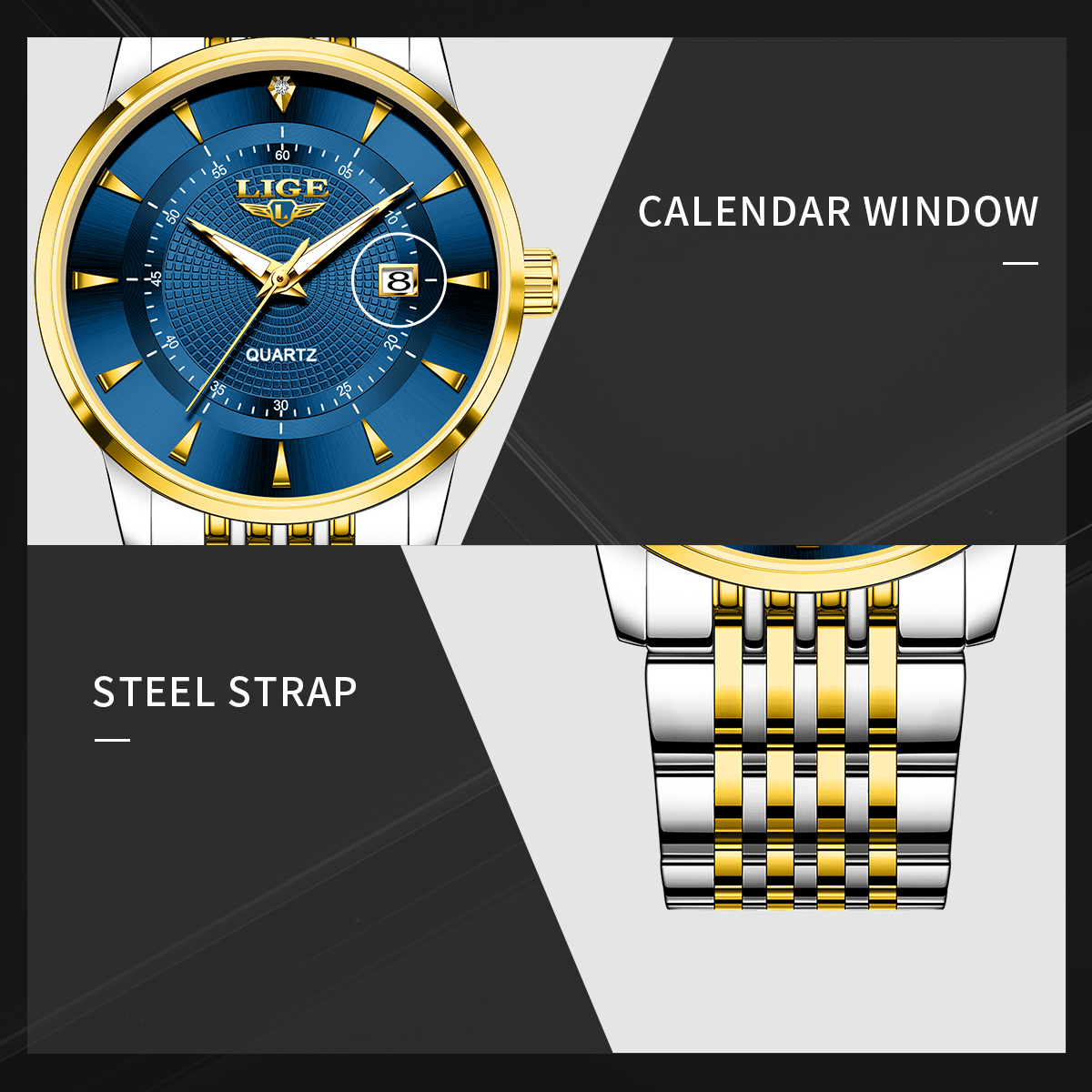 LIGE New 2026 Luxury Man Watch - Luxury Watch For Men recension och pris