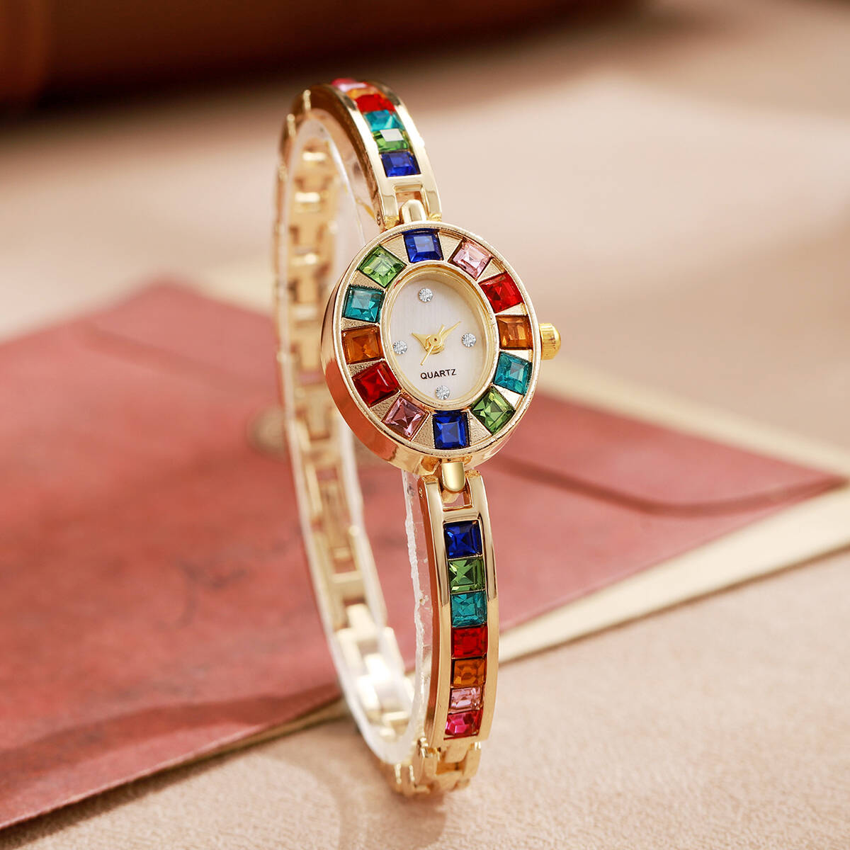 2PCS/Set Luxury Rhinestone Wom - Lux Watch recension och pris