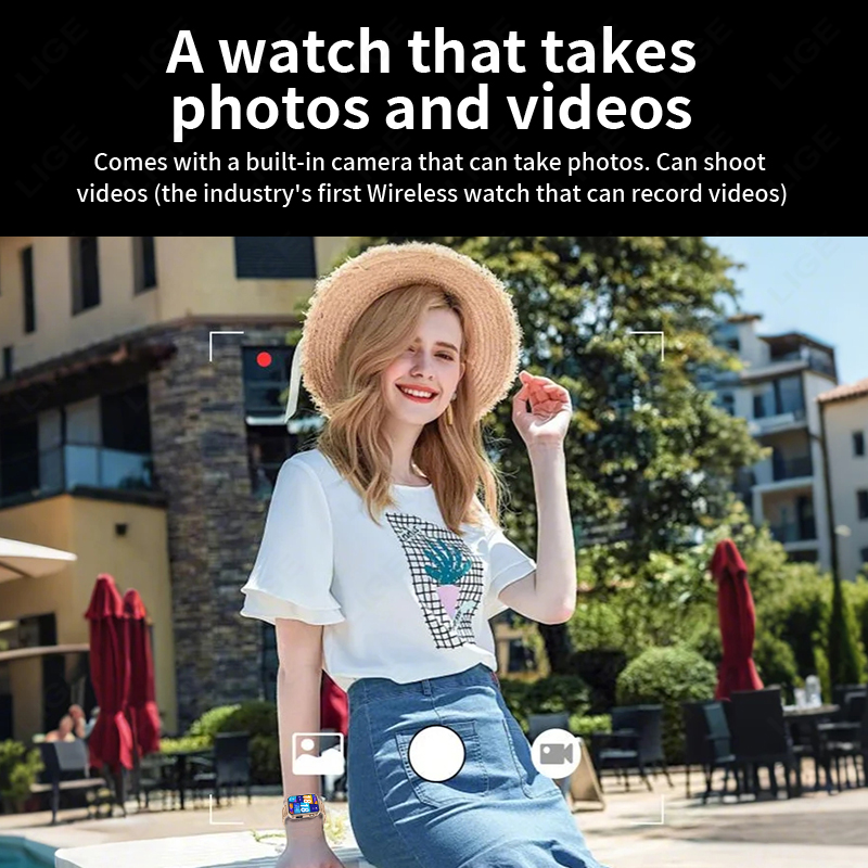 New Smart Watch with Camera Ta - Luxury Watch Photo recension och pris