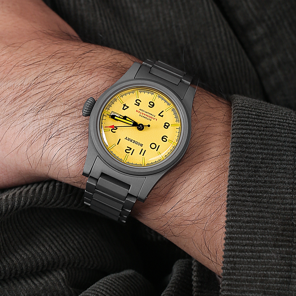 Boderry LANDMASTER Field Titan - Titanium Sport Watch recension och pris
