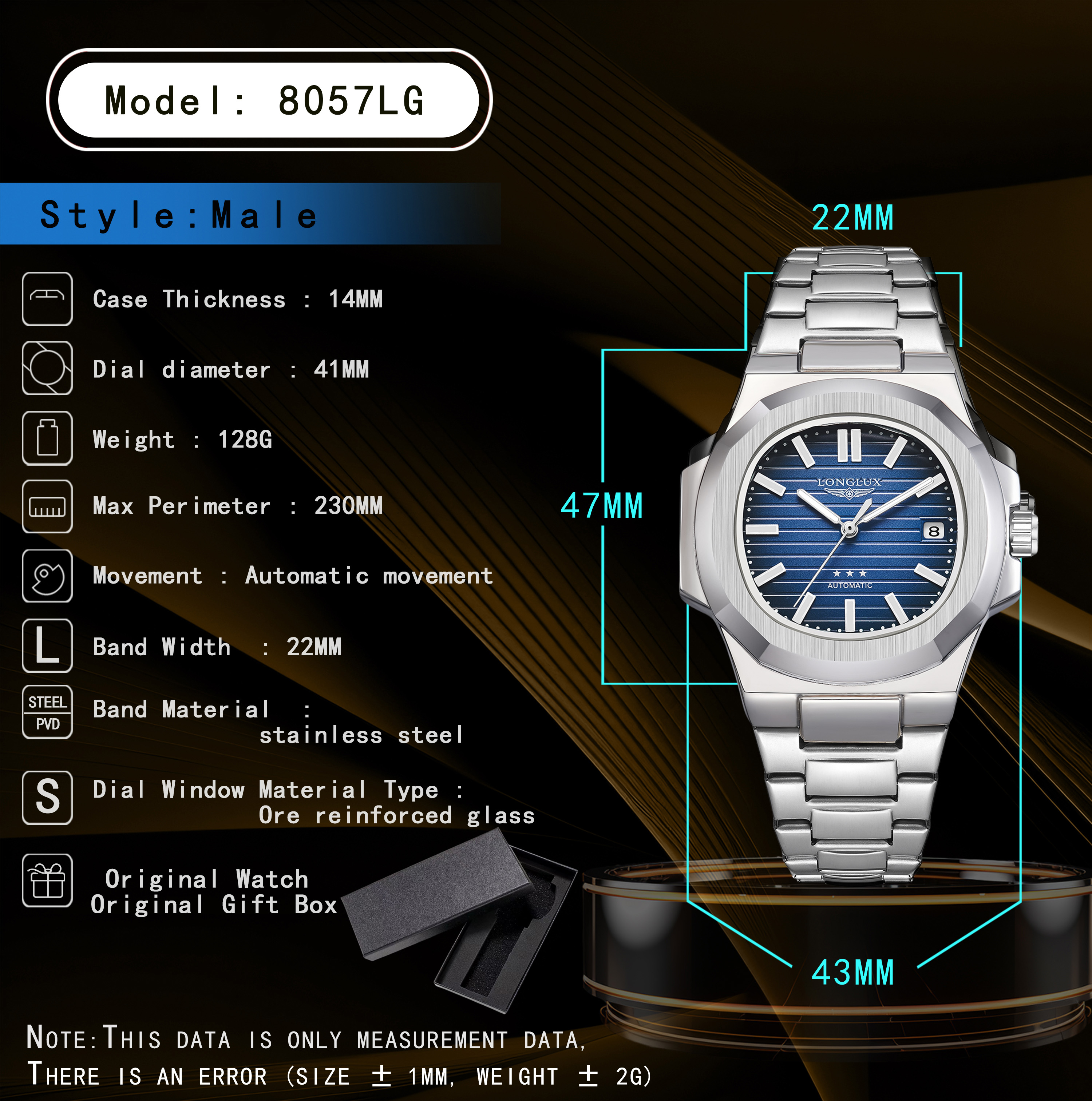 Men automatic watch business d - Luxury Watch Cartier recension och pris