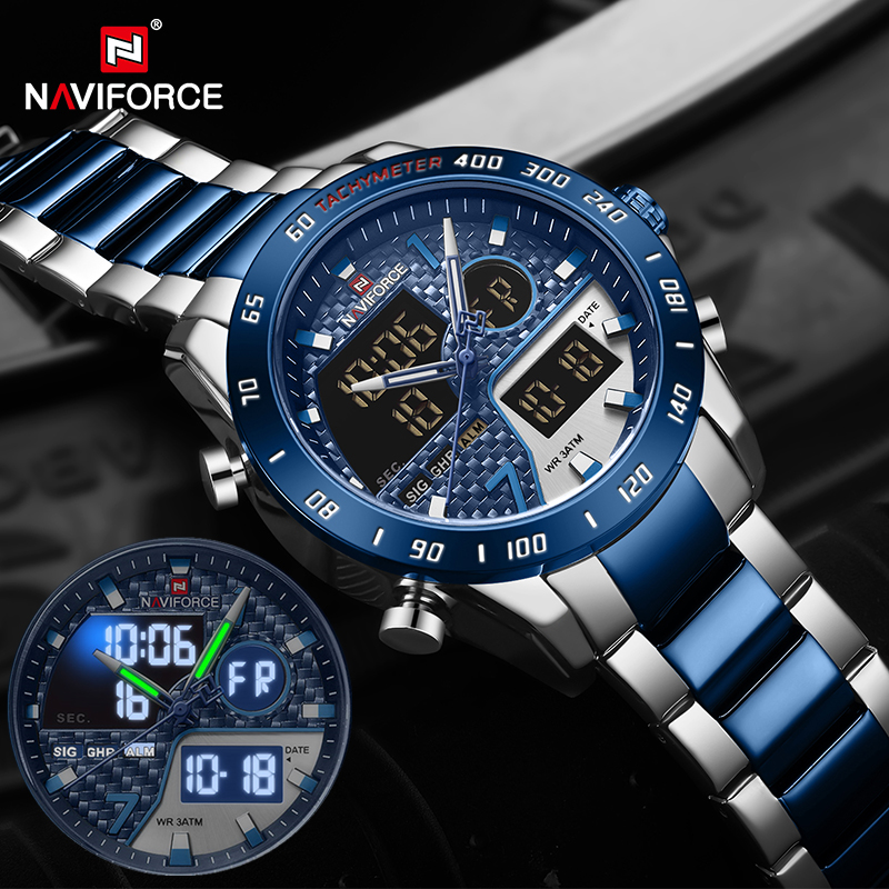 NAVIFORCE Digital Watches for  - Field Watch Military recension och pris