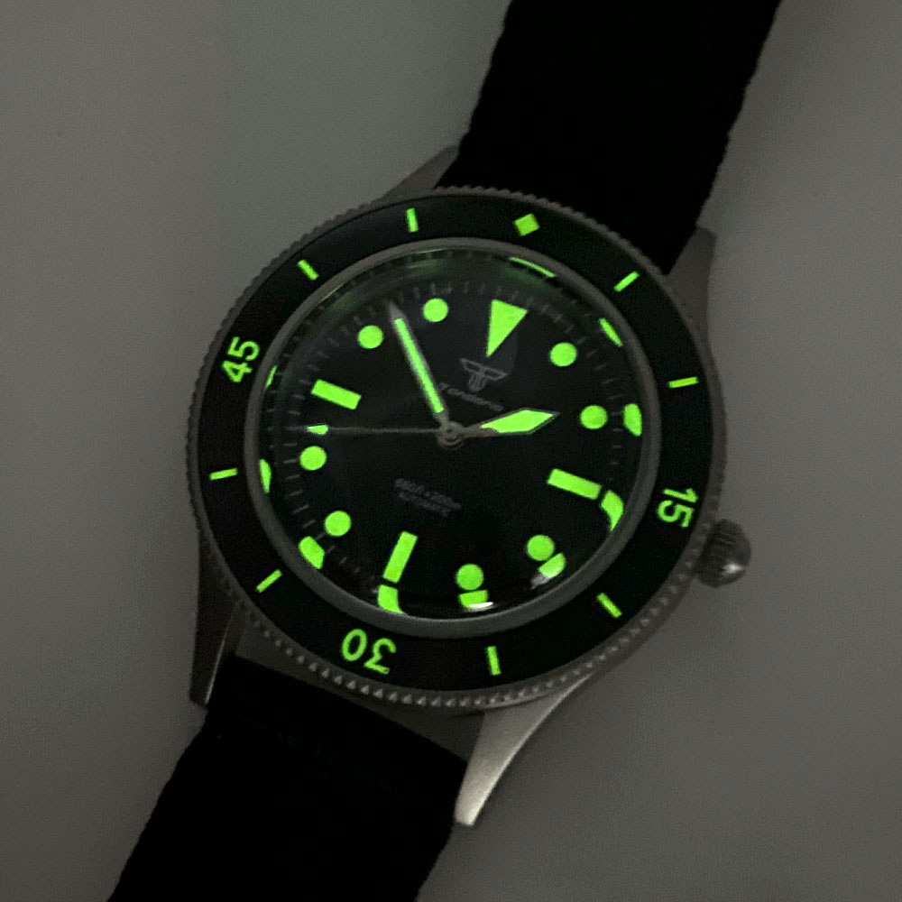 Tandorio 40mm Titanium Automat - Titanium Sport Watch recension och pris