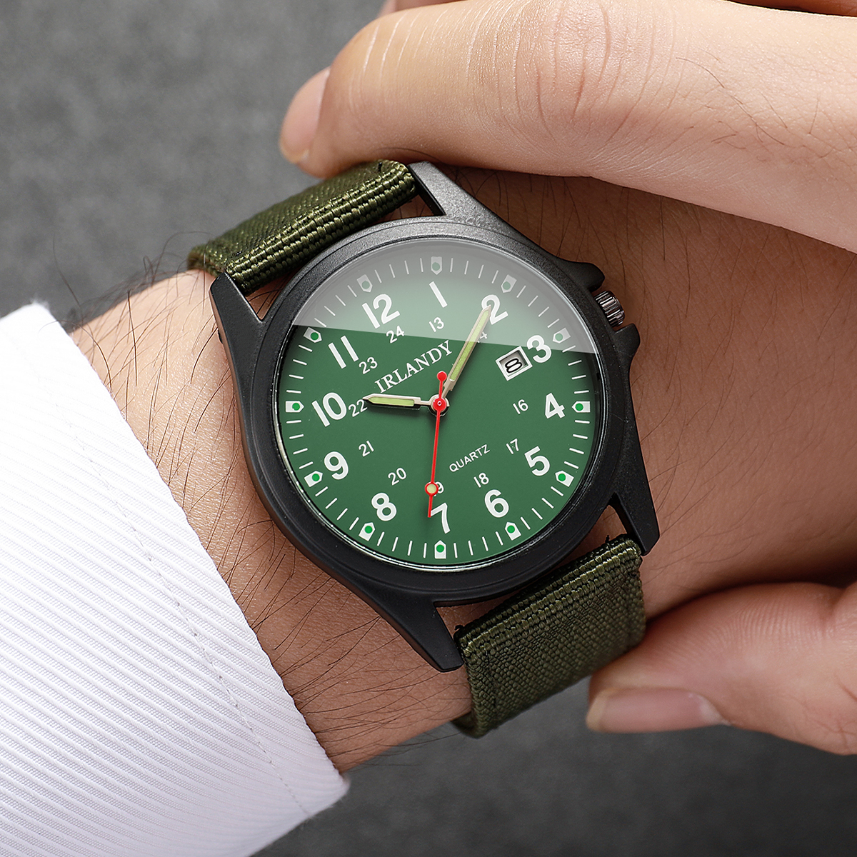 1/4PCS Fashion Nylon Strap Men - Field Watch Military recension och pris