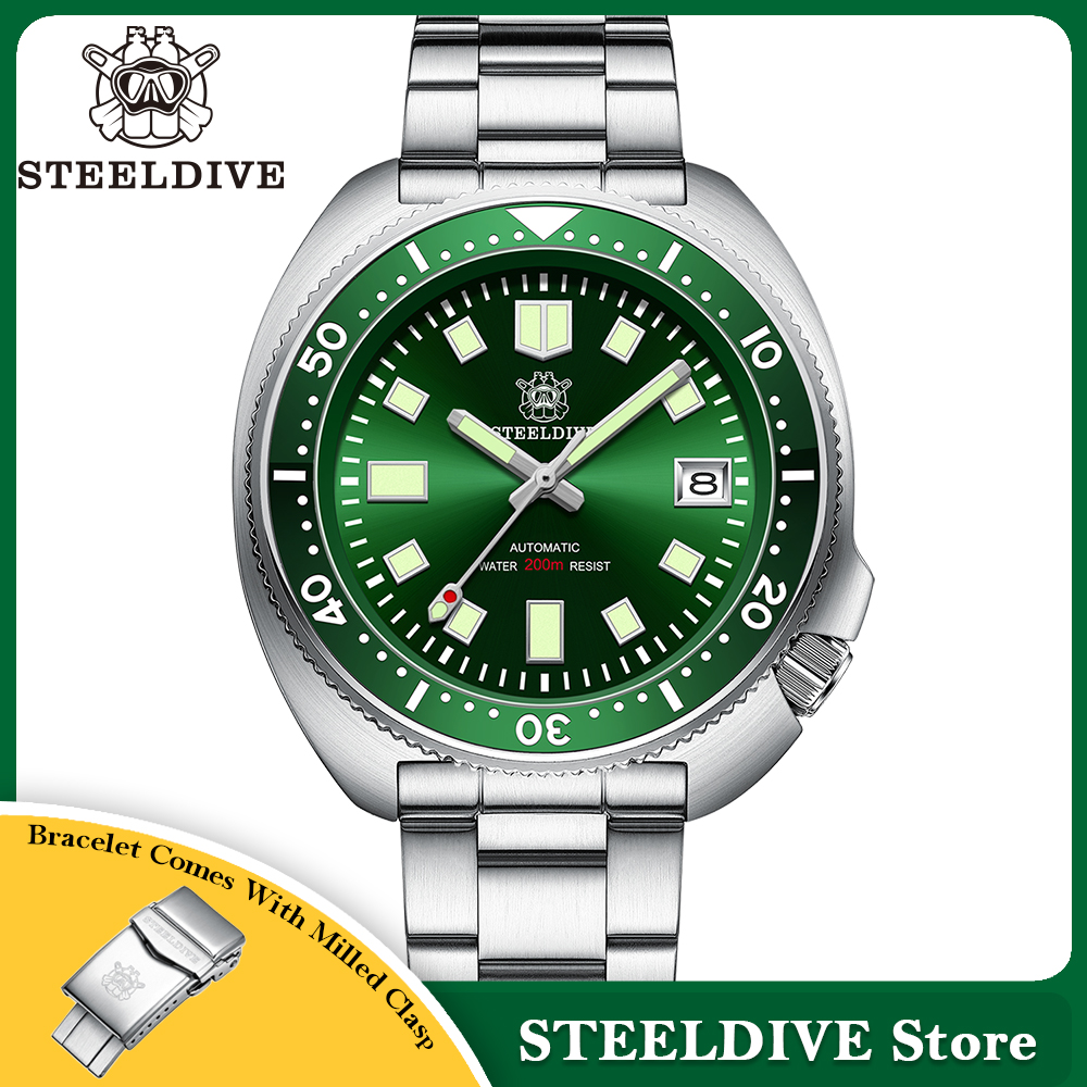 SD1970 Steeldive Brand 44MM AR - Titanium Sport Watch recension och pris