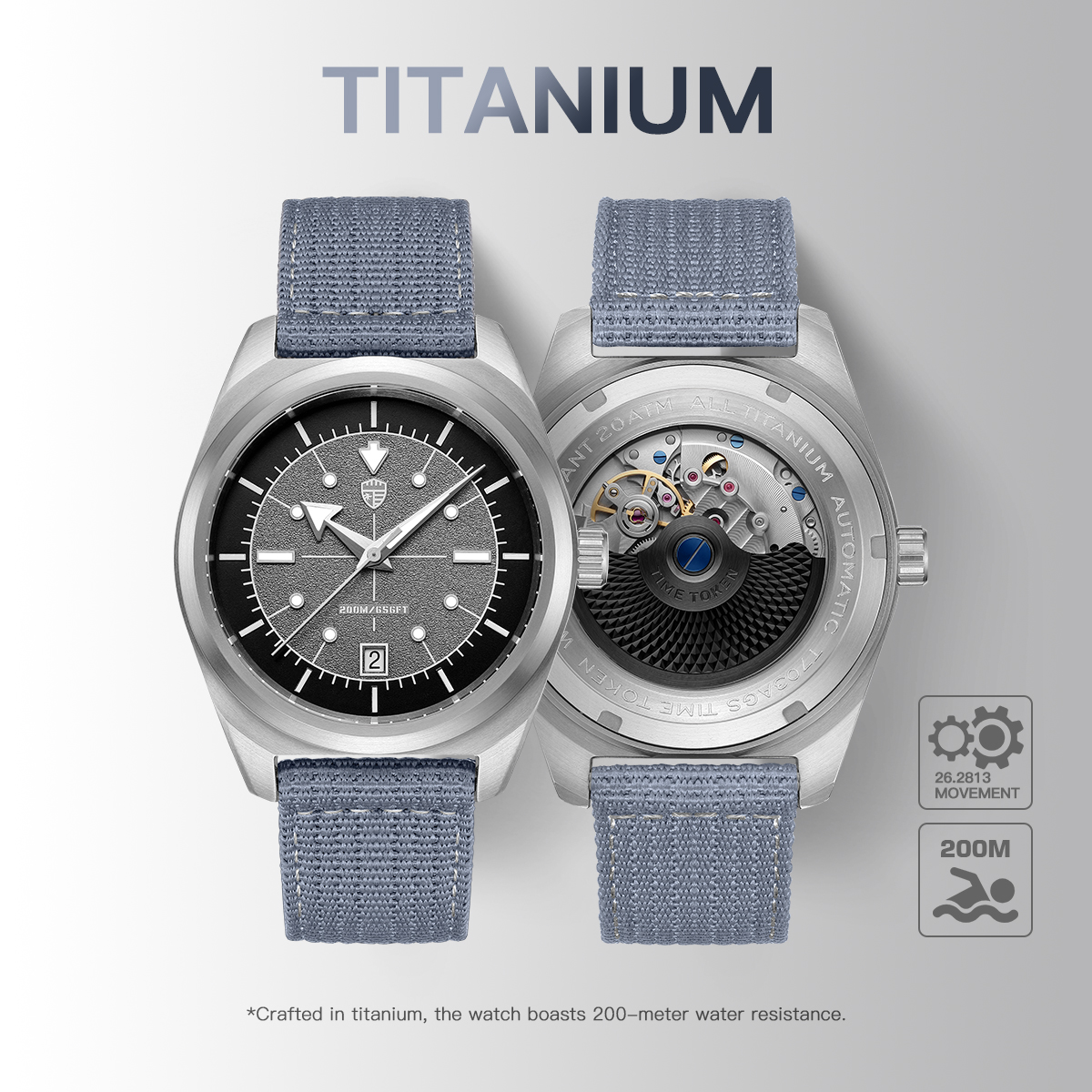 Sapphire Crystal Titanium Men' - Titanium Sport Watch recension och pris