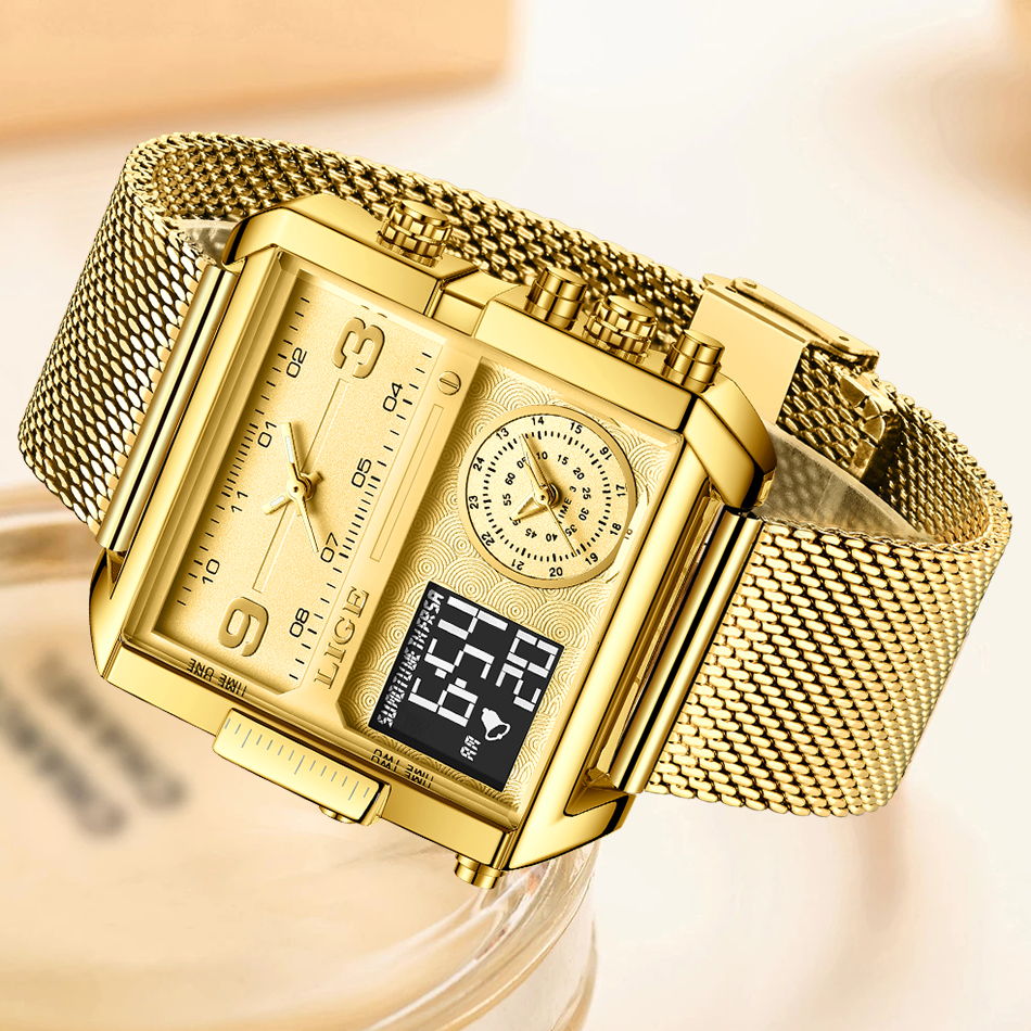 LIGE 2026 Fashion Dual Display - Luxury Watch Brand For Women recension och pris