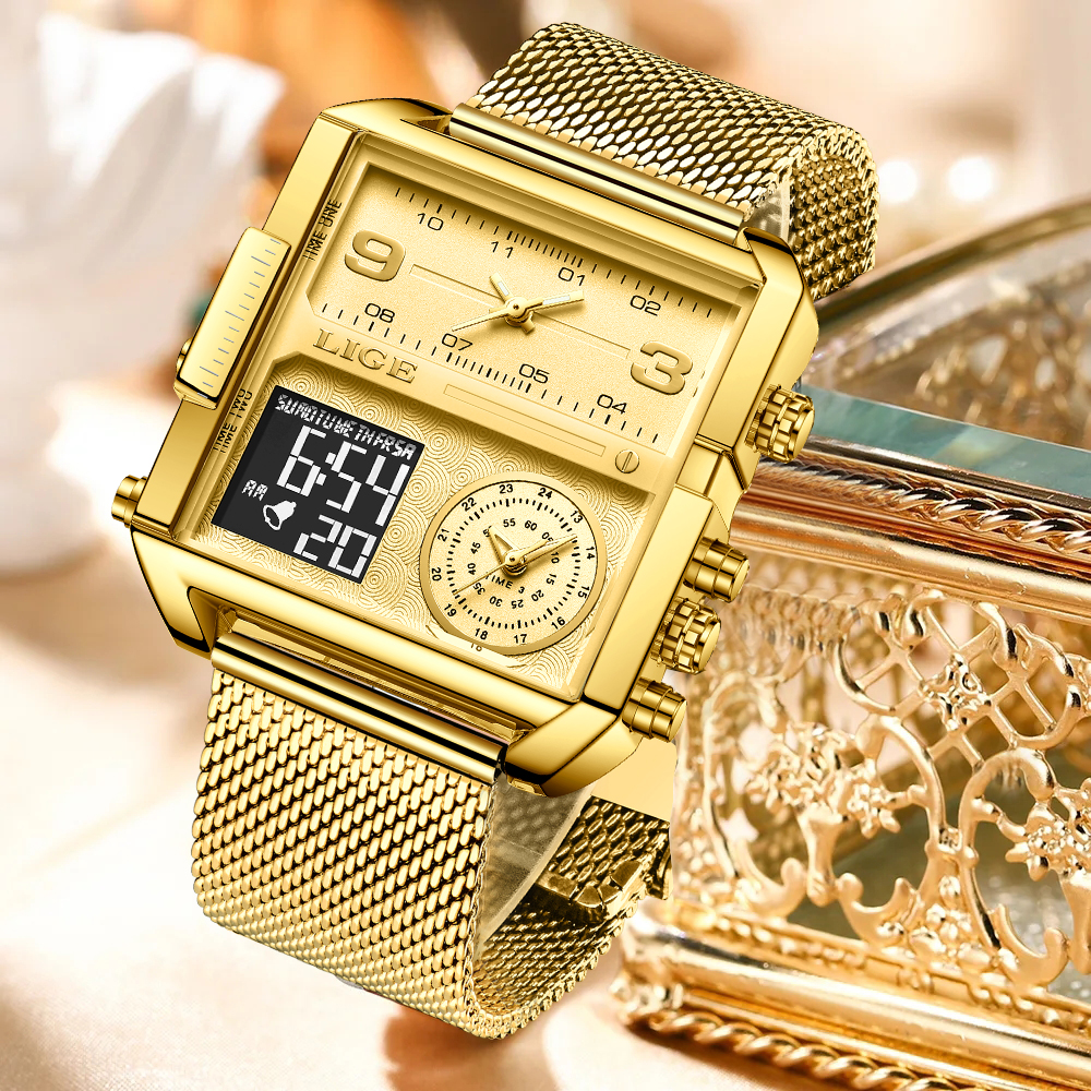 LIGE 2026 Fashion Dual Display - Luxury Watch Brand For Women recension och pris