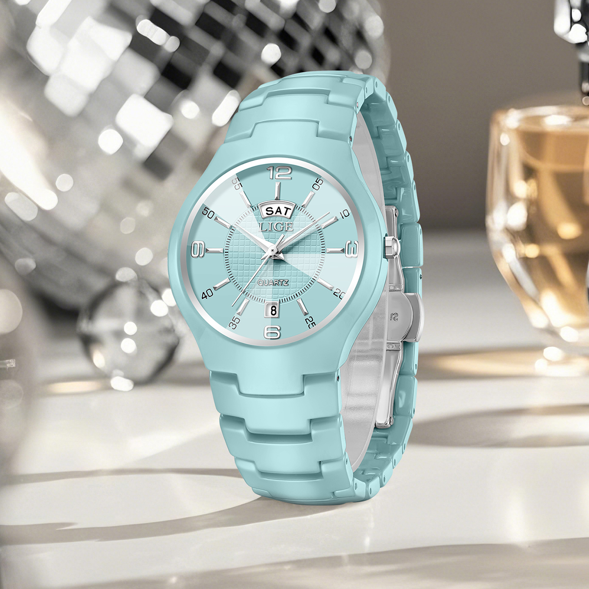 LIGE Luxury Elegant Quartz Wom - Ladies Luxury Watch recension och pris